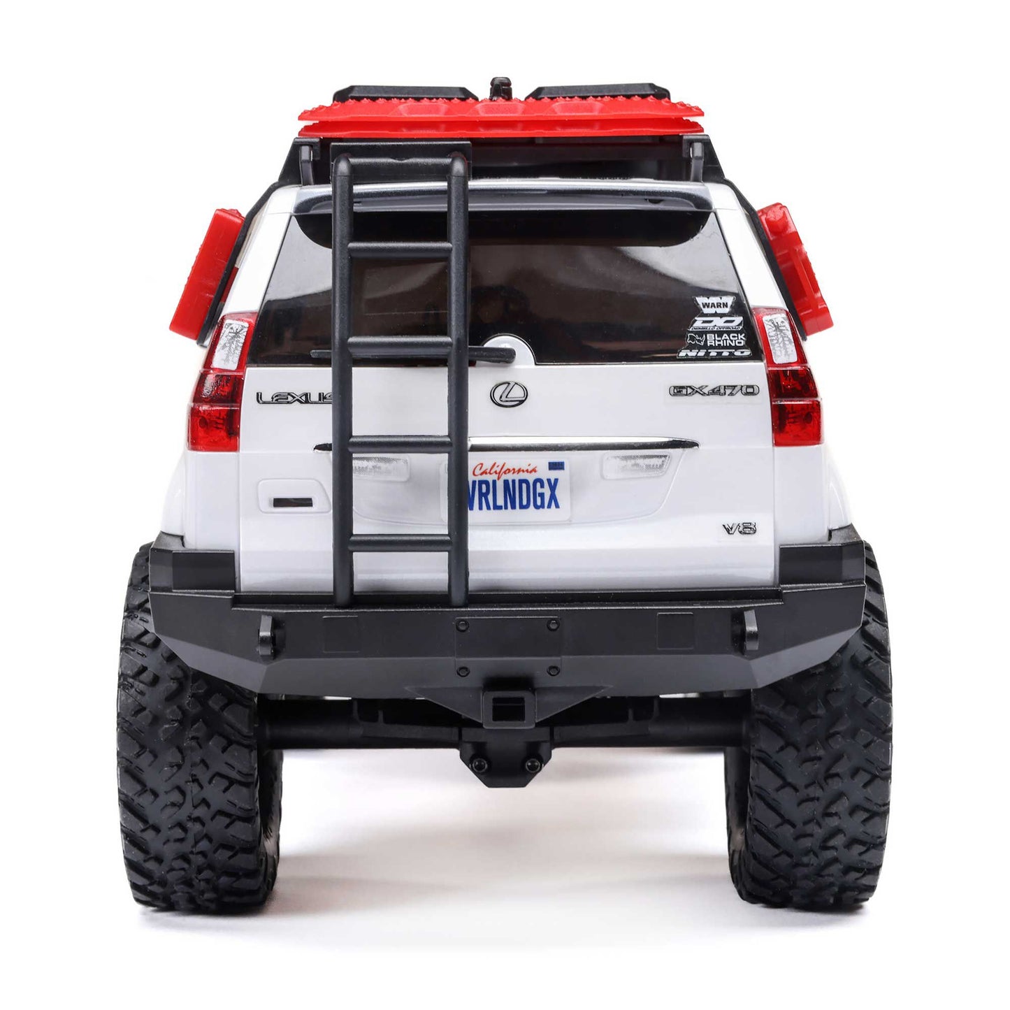 Axial 1/24 SCX24 Lexus GX 470 4X4 RTR Brushed Rock Crawler (Battery & Charger Included), White