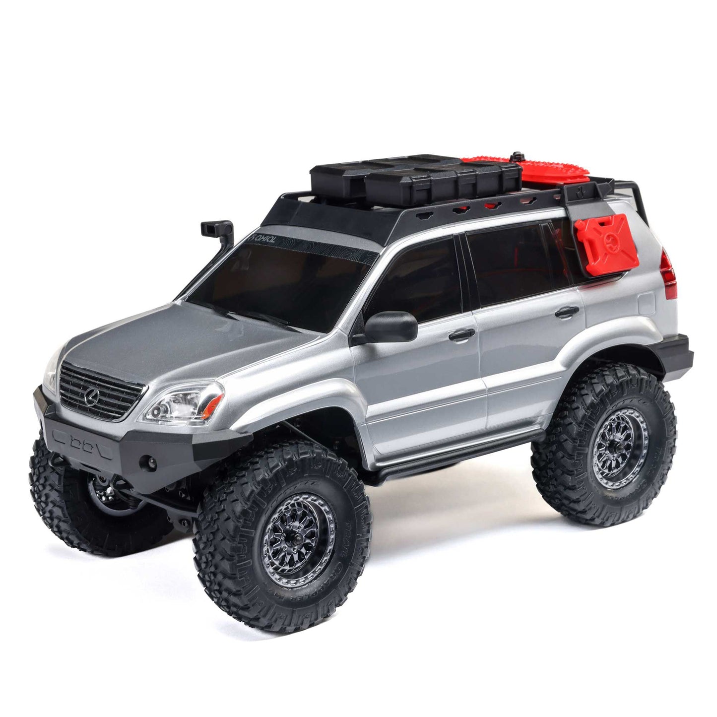 Axial 1/24 SCX24 Lexus GX 470 4X4 RTR Brushed Rock Crawler (Battery & Charger Included), Silver
