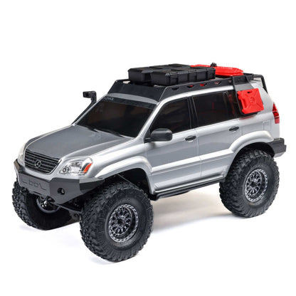 Axial 1/24 SCX24 Lexus GX 470 4X4 RTR Brushed Rock Crawler (Battery & Charger Included), Silver
