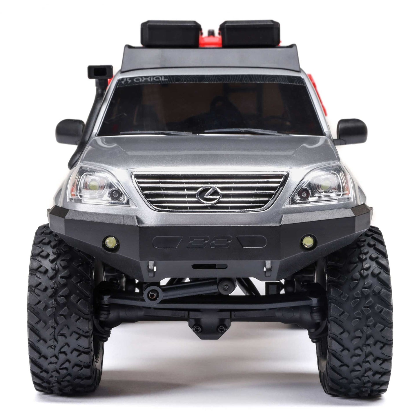 Axial 1/24 SCX24 Lexus GX 470 4X4 RTR Brushed Rock Crawler (Battery & Charger Included), Silver