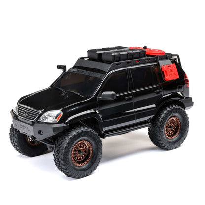 Axial 1/24 SCX24 Lexus GX 470 4X4 RTR Brushed Rock Crawler (Battery & Charger Included), Black