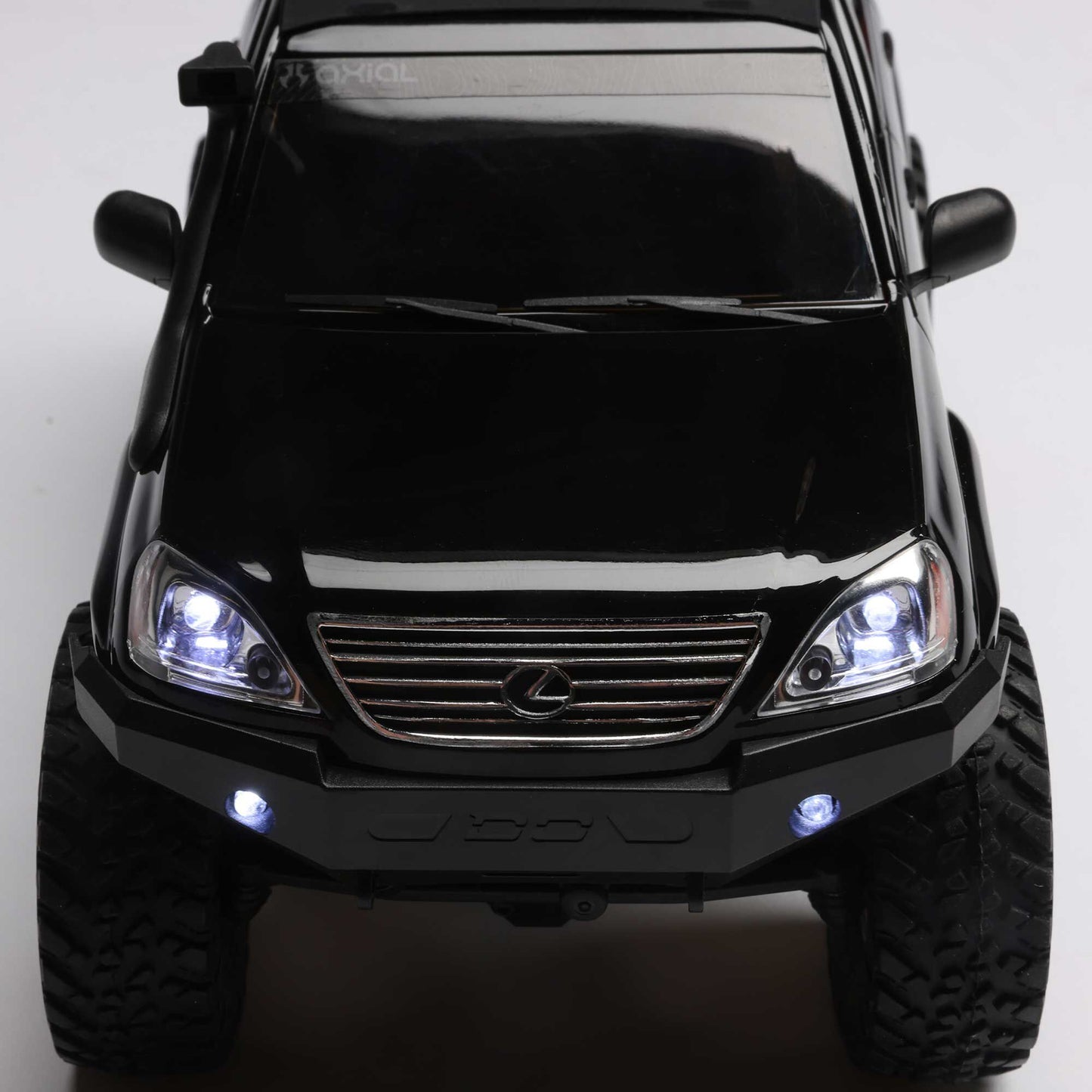 Axial 1/24 SCX24 Lexus GX 470 4X4 RTR Brushed Rock Crawler (Battery & Charger Included), Black