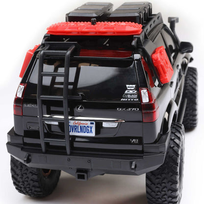 Axial 1/24 SCX24 Lexus GX 470 4X4 RTR Brushed Rock Crawler (Battery & Charger Included), Black