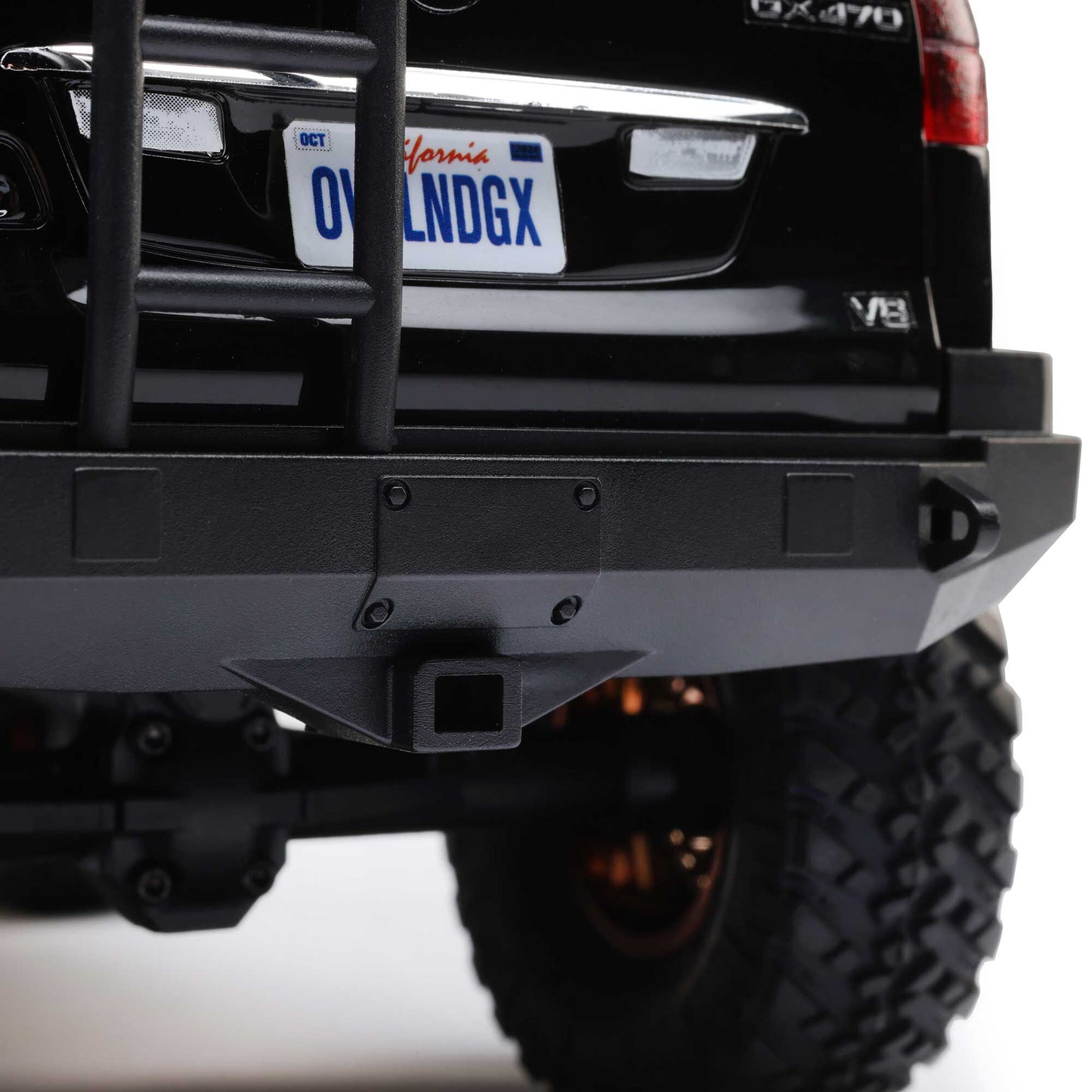 Axial 1/24 SCX24 Lexus GX 470 4X4 RTR Brushed Rock Crawler (Battery & Charger Included), Black