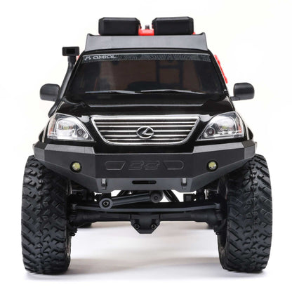 Axial 1/24 SCX24 Lexus GX 470 4X4 RTR Brushed Rock Crawler (Battery & Charger Included), Black