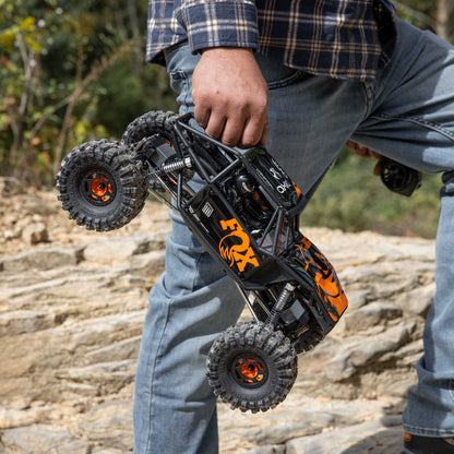 Axial 1/10 UTB10 Capra 1.9 4WS 4X4 RTR Brushed Rock Crawler, Orange