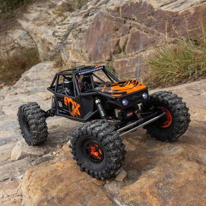 Axial 1/10 UTB10 Capra 1.9 4WS 4X4 RTR Brushed Rock Crawler, Orange