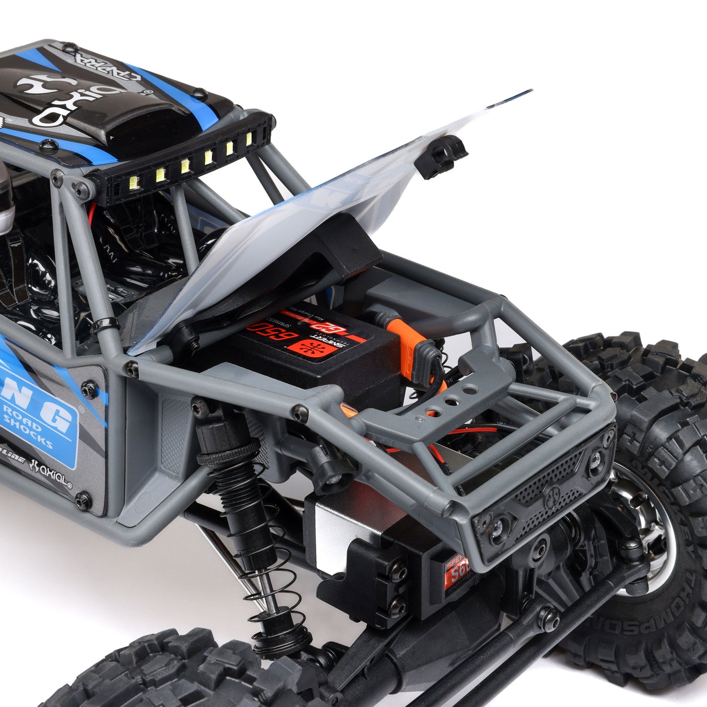 Axial 1/18 UTB18 Capra 4WS 4X4 RTR Brushed Rock Crawler (Battery & Charger Included), Blue