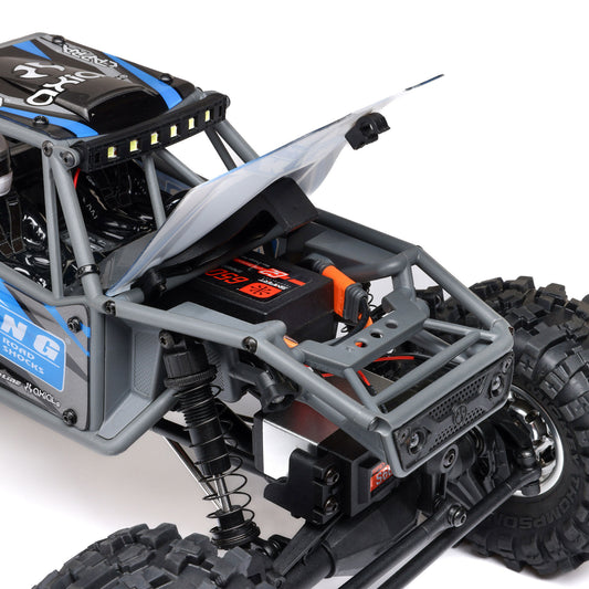 Axial 1/18 UTB18 Capra 4WS 4X4 RTR Brushed Rock Crawler (Battery & Charger Included), Blue