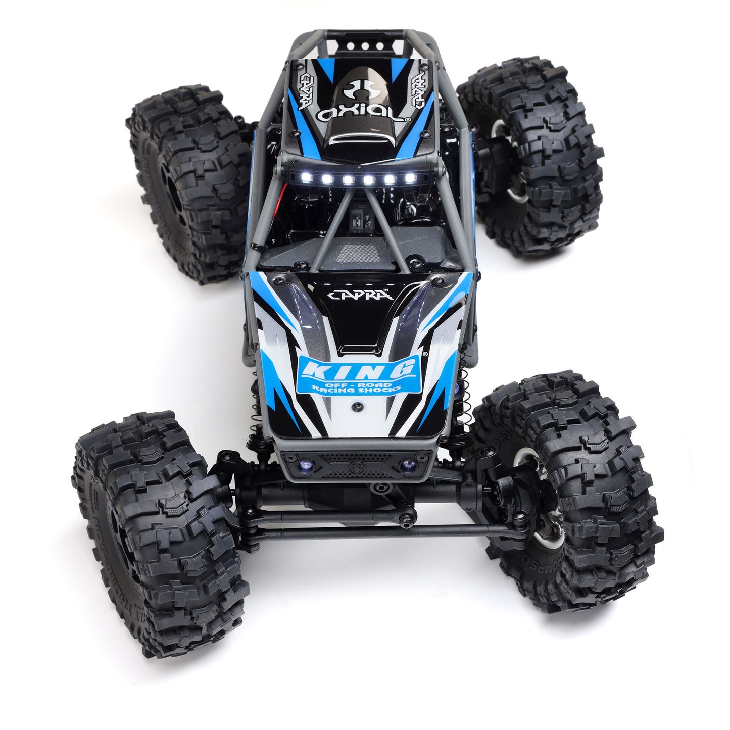 Axial 1/18 UTB18 Capra 4WS 4X4 RTR Brushed Rock Crawler (Battery & Charger Included), Blue