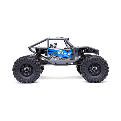 Axial 1/18 UTB18 Capra 4WS 4X4 RTR Brushed Rock Crawler (Battery & Charger Included), Blue