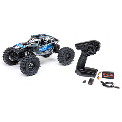Axial 1/18 UTB18 Capra 4WS 4X4 RTR Brushed Rock Crawler (Battery & Charger Included), Blue