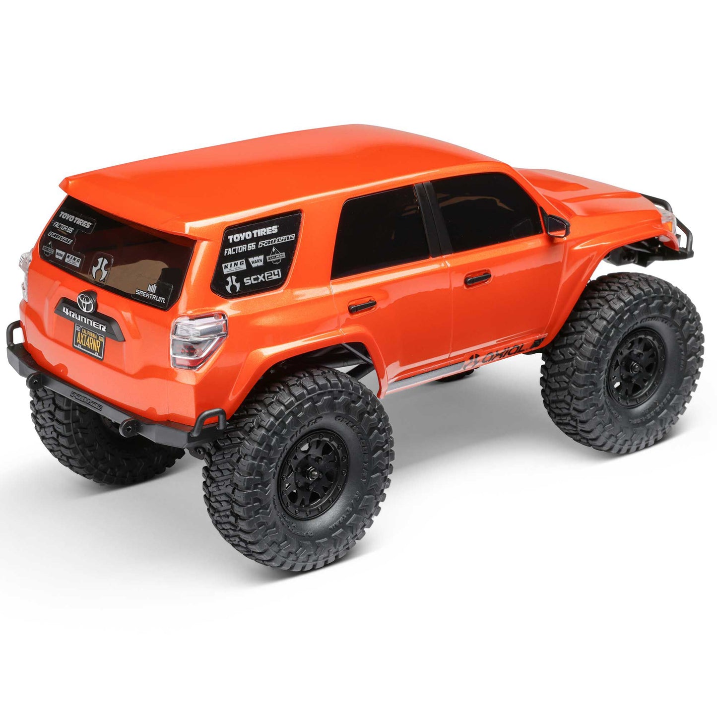 1/24 SCX24 Toyota 4Runner 4X4 RTR Brushed Rock Crawler (Battery & Charger Included), Orange