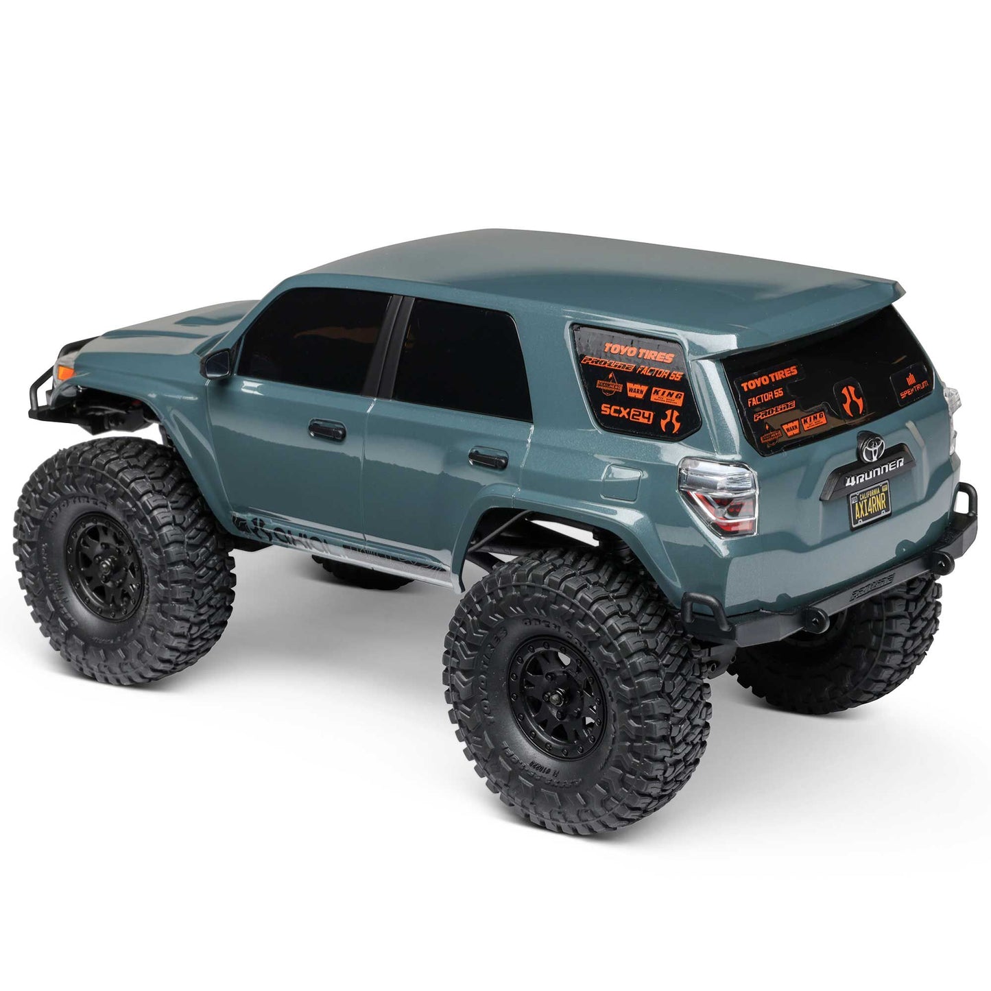 Axial 1/24 SCX24 Toyota 4Runner 4X4 RTR Brushed Rock Crawler (Battery & Charger Included), Gray