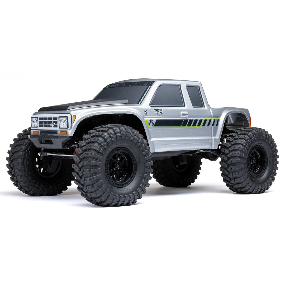 1/10 SCX10 III Coyote 4X4 RTR Brushed Rock Crawler, Silver