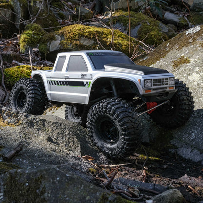 1/10 SCX10 III Coyote 4X4 RTR Brushed Rock Crawler, Silver