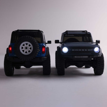 Axial 1/30 SCX30 Ford Bronco 4X4 RTR Brushed Rock Crawler (Battery & Charger Included), Gray