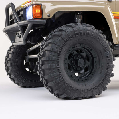 Axial 1/10 SCX10 III 1987 Toyota SR5 4X4 RTR Brushed Rock Crawler, Tan