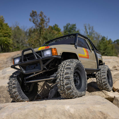 Axial 1/10 SCX10 III 1987 Toyota SR5 4X4 RTR Brushed Rock Crawler, Tan