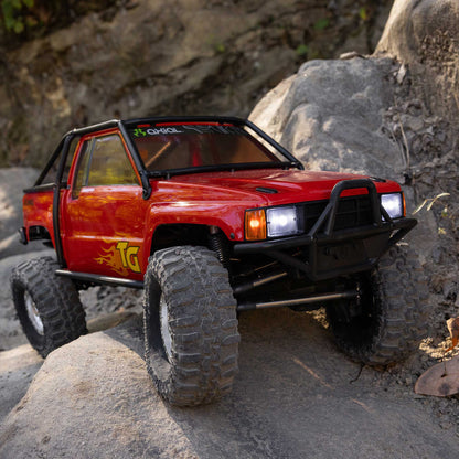 Axial 1/10 SCX10 III 1987 Toyota SR5 4X4 RTR Brushed Rock Crawler, Red