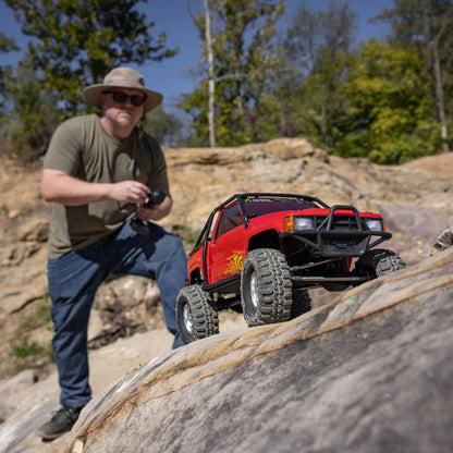 Axial 1/10 SCX10 III 1987 Toyota SR5 4X4 RTR Brushed Rock Crawler, Red