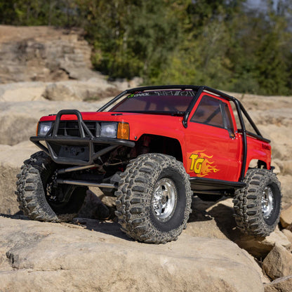 Axial 1/10 SCX10 III 1987 Toyota SR5 4X4 RTR Brushed Rock Crawler, Red