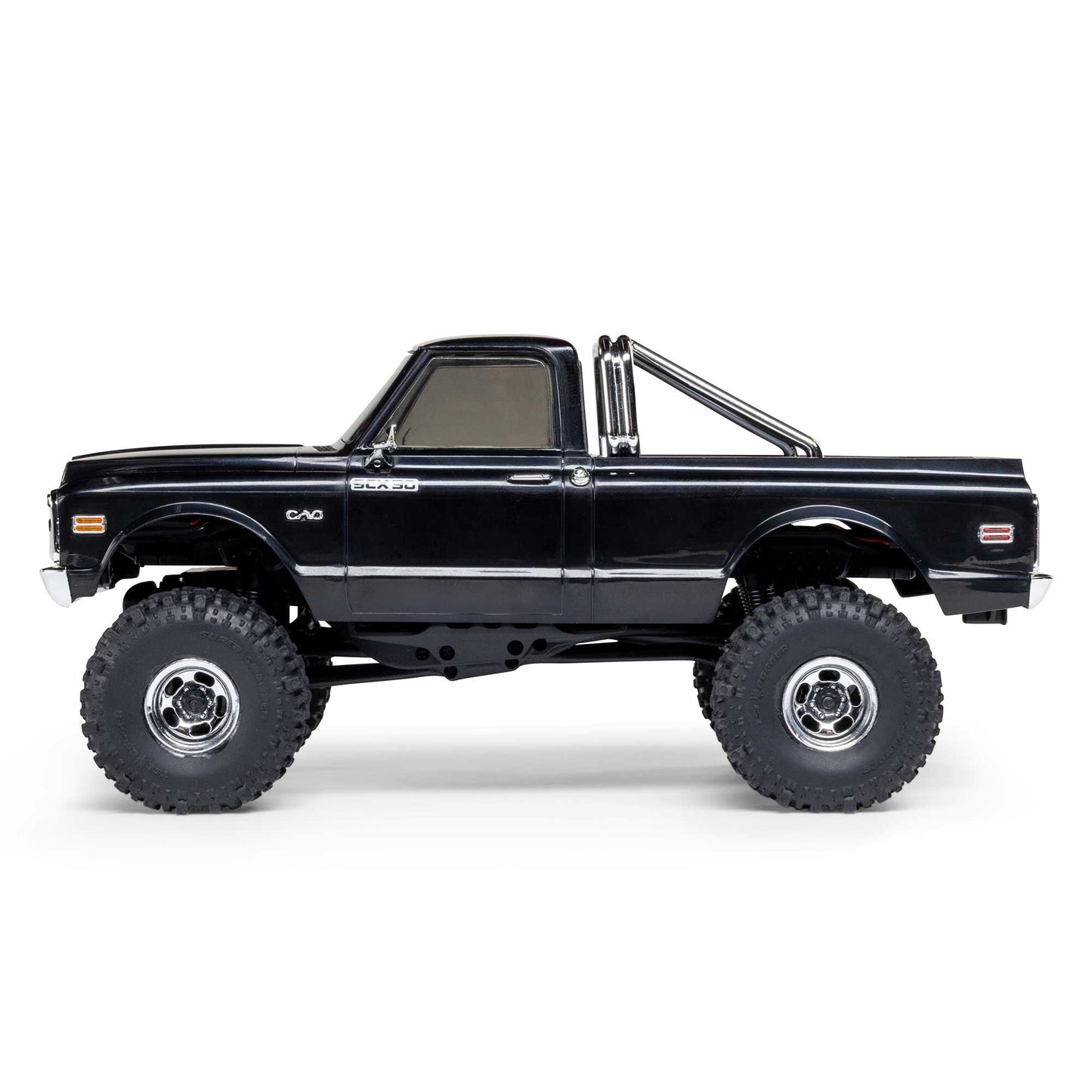 1/30 SCX30 Chevrolet K10 4X4 RTR Brushed Rock Crawler (Battery & Charger Included), Black