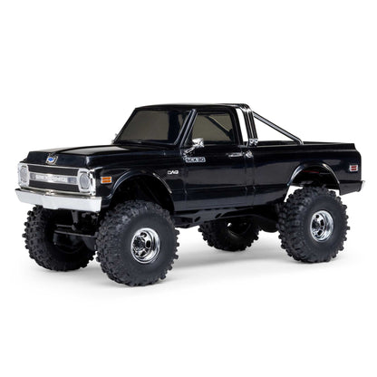 1/30 SCX30 Chevrolet K10 4X4 RTR Brushed Rock Crawler (Battery & Charger Included), Black