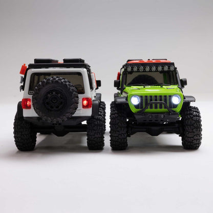 Axial Axial 1/30 SCX30 Jeep Wrangler JLU 4X4 RTR Brushed Rock Crawler, Green
