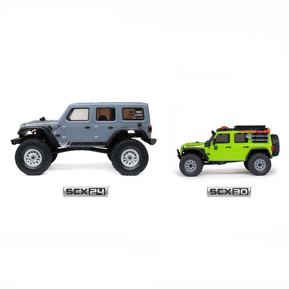 Axial Axial 1/30 SCX30 Jeep Wrangler JLU 4X4 RTR Brushed Rock Crawler, Green