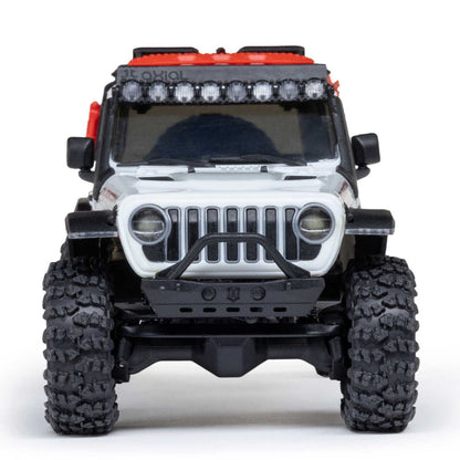 Axial Axial 1/30 SCX30 Jeep Wrangler JLU 4X4 RTR Brushed Rock Crawler, White