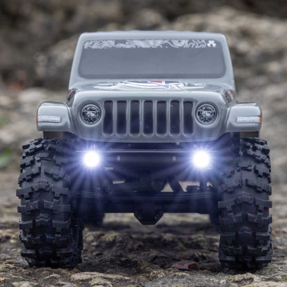 Axial SCX24 Summit Racing Jeep Gladiator 4x4 Rock Crawler RTR, Gray