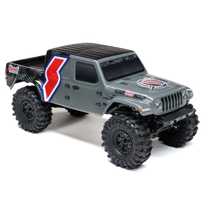 Axial SCX24 Summit Racing Jeep Gladiator 4x4 Rock Crawler RTR, Gray