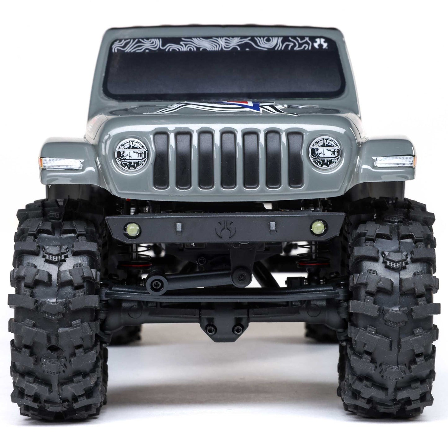 Axial SCX24 Summit Racing Jeep Gladiator 4x4 Rock Crawler RTR, Gray