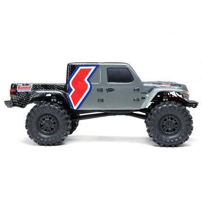 Axial SCX24 Summit Racing Jeep Gladiator 4x4 Rock Crawler RTR, Gray