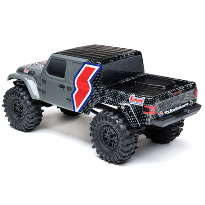 Axial SCX24 Summit Racing Jeep Gladiator 4x4 Rock Crawler RTR, Gray