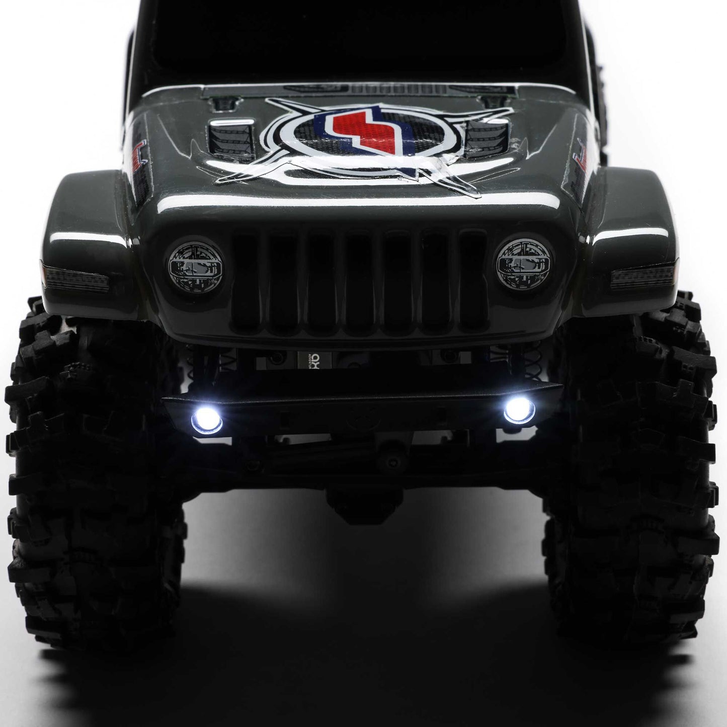 Axial SCX24 Summit Racing Jeep Gladiator 4x4 Rock Crawler RTR, Gray