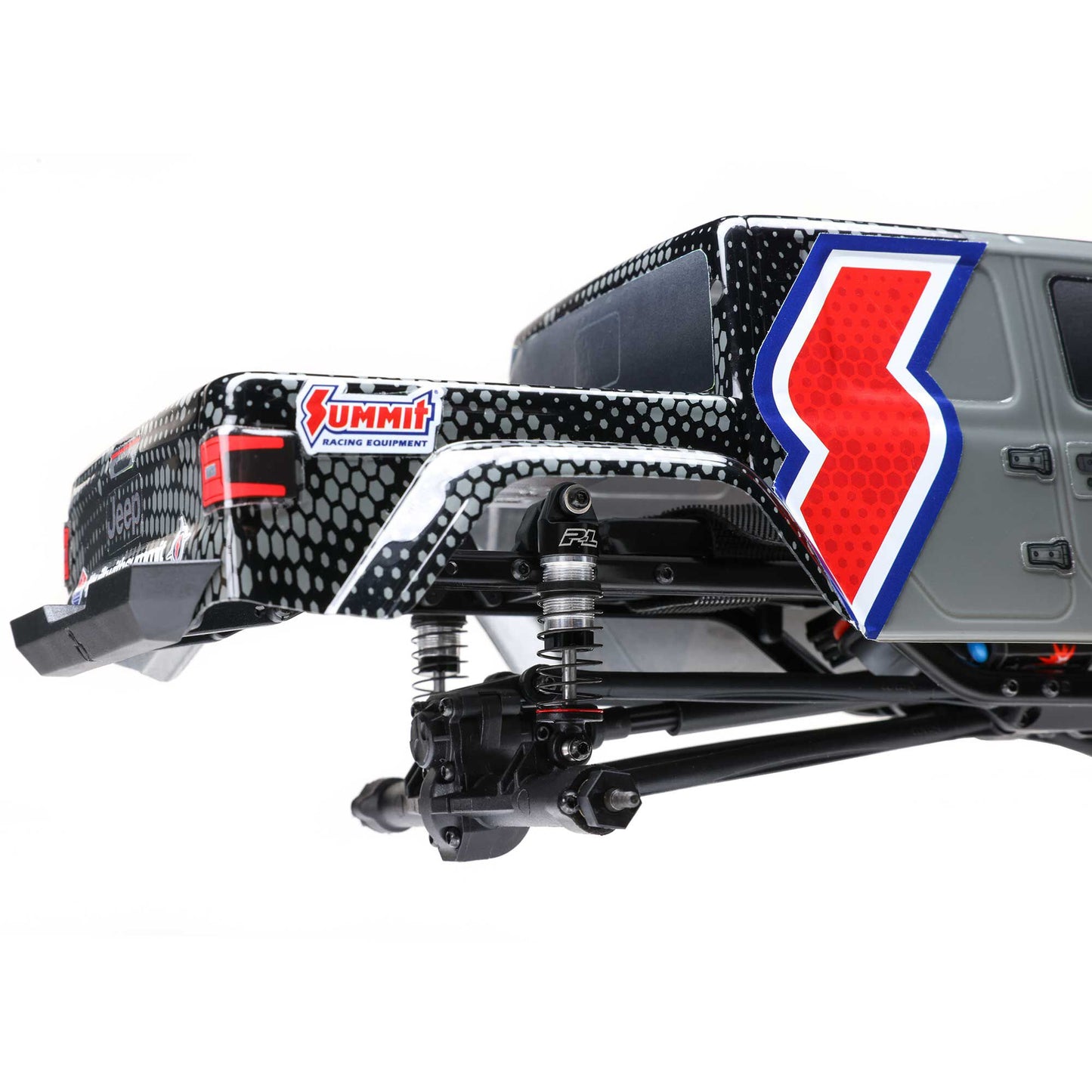 Axial SCX24 Summit Racing Jeep Gladiator 4x4 Rock Crawler RTR, Gray