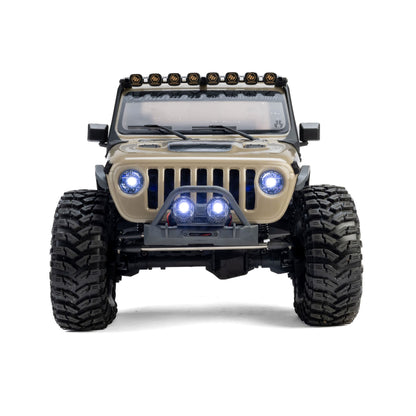 1/10 SCX10 III Motobilt Waypoint Jeep JT Gladiator 4X4 RTR Brushed Rock Crawler, Tan