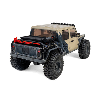 1/10 SCX10 III Motobilt Waypoint Jeep JT Gladiator 4X4 RTR Brushed Rock Crawler, Tan