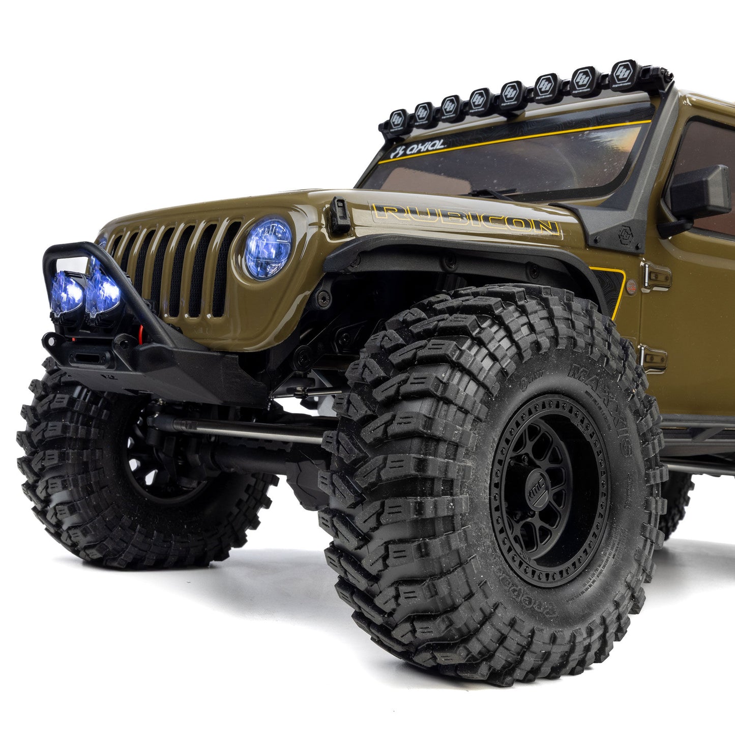 1/10 SCX10 III Motobilt Waypoint Jeep JT Gladiator 4X4 RTR Brushed Rock Crawler, Green