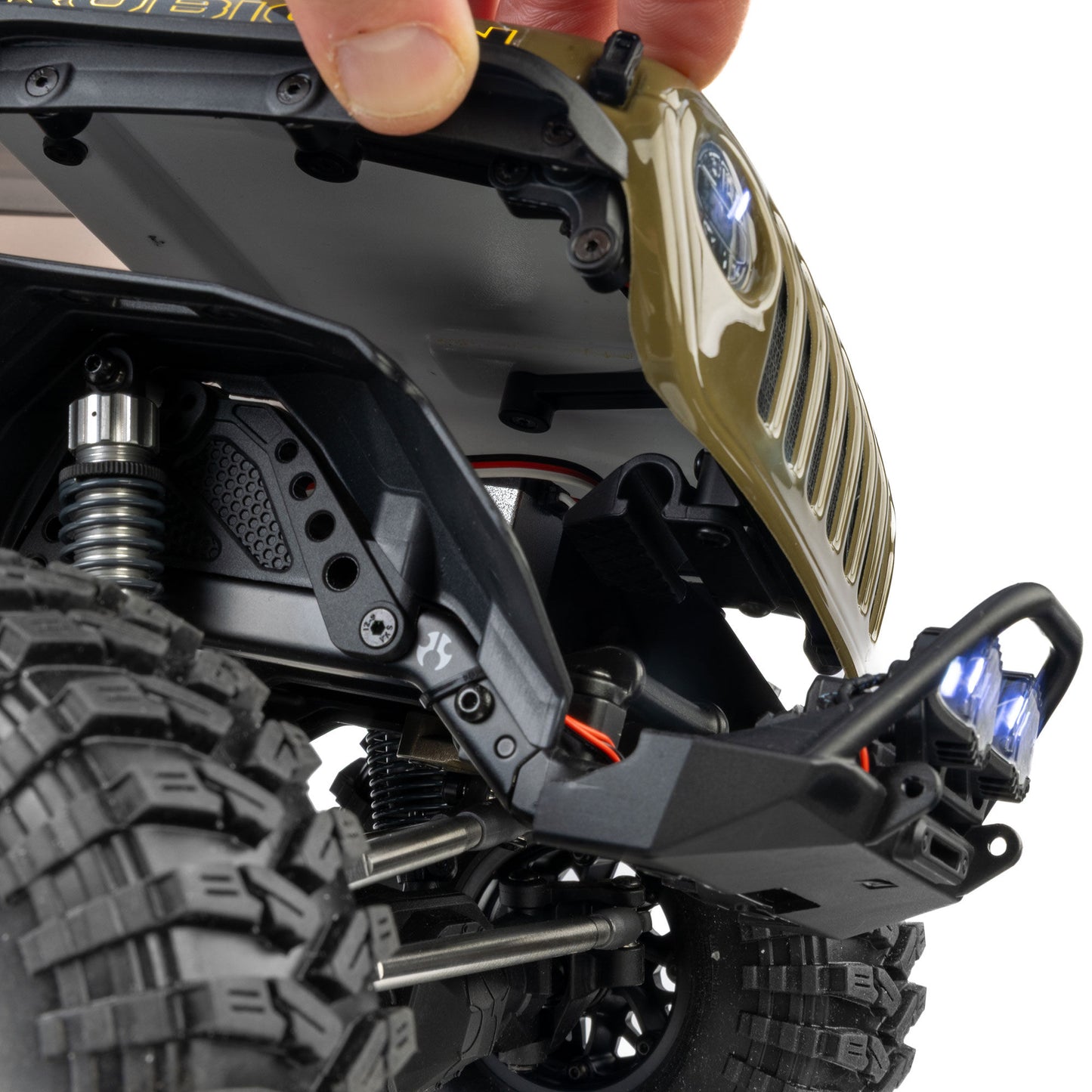 1/10 SCX10 III Motobilt Waypoint Jeep JT Gladiator 4X4 RTR Brushed Rock Crawler, Green