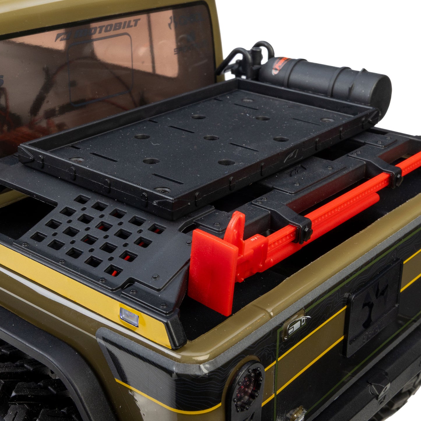 1/10 SCX10 III Motobilt Waypoint Jeep JT Gladiator 4X4 RTR Brushed Rock Crawler, Green