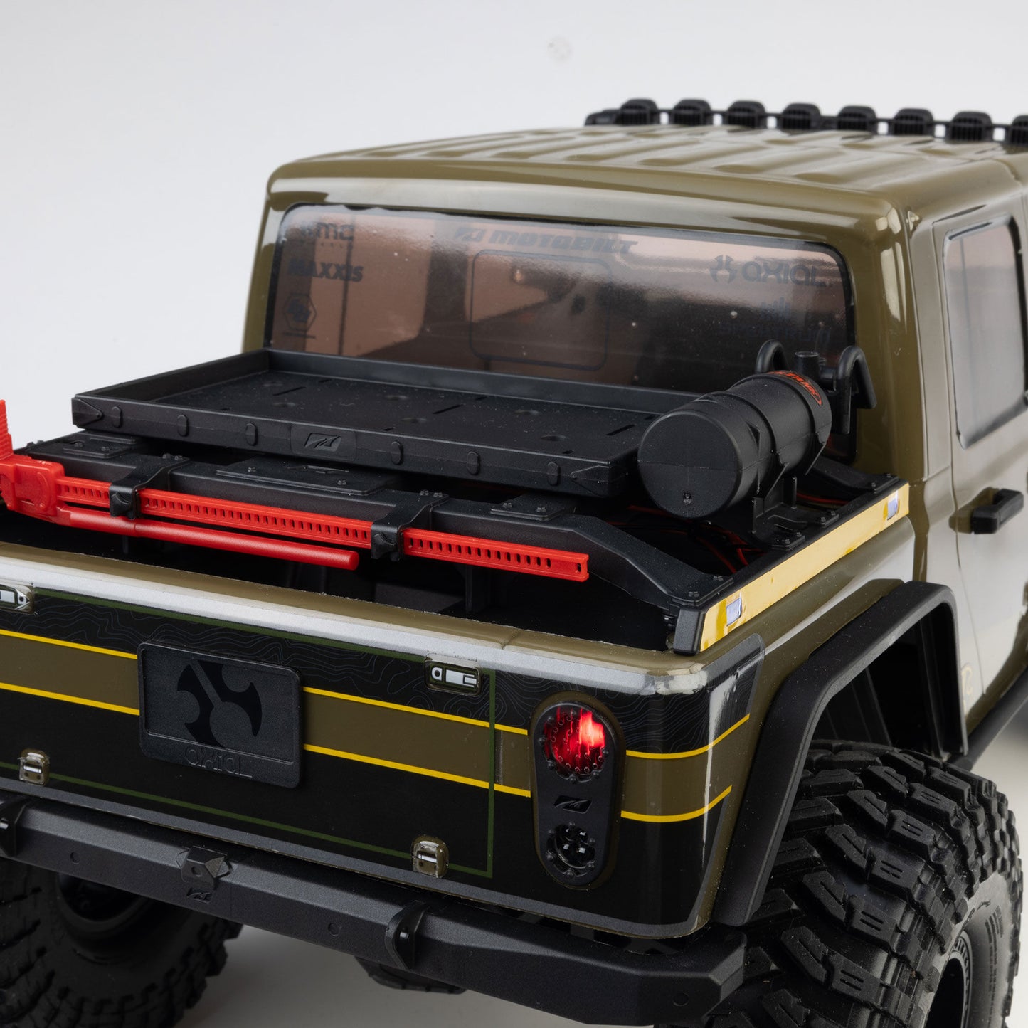 1/10 SCX10 III Motobilt Waypoint Jeep JT Gladiator 4X4 RTR Brushed Rock Crawler, Green