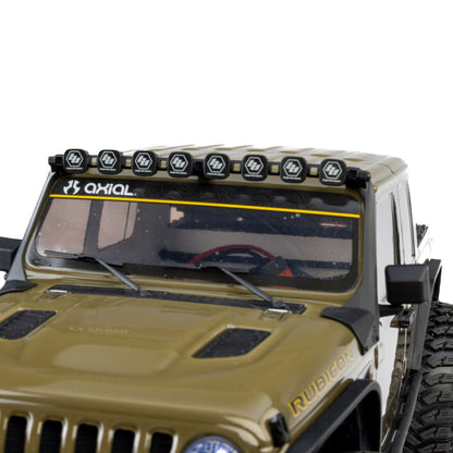 1/10 SCX10 III Motobilt Waypoint Jeep JT Gladiator 4X4 RTR Brushed Rock Crawler, Green