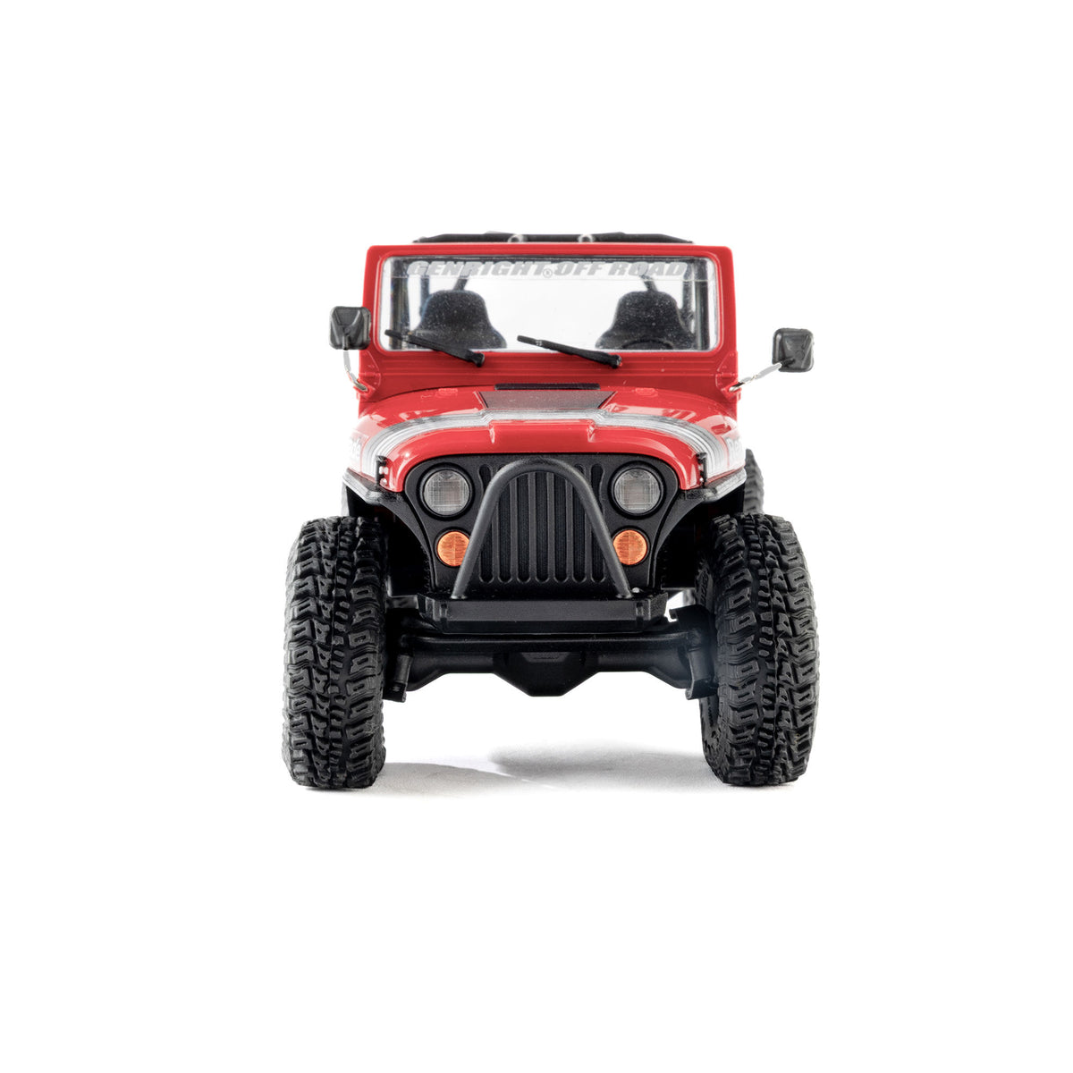 1/30 SCX30 Jeep CJ-7 GenRight 4X4 RTR Brushed Rock Crawler (Battery & Charger Included), Red