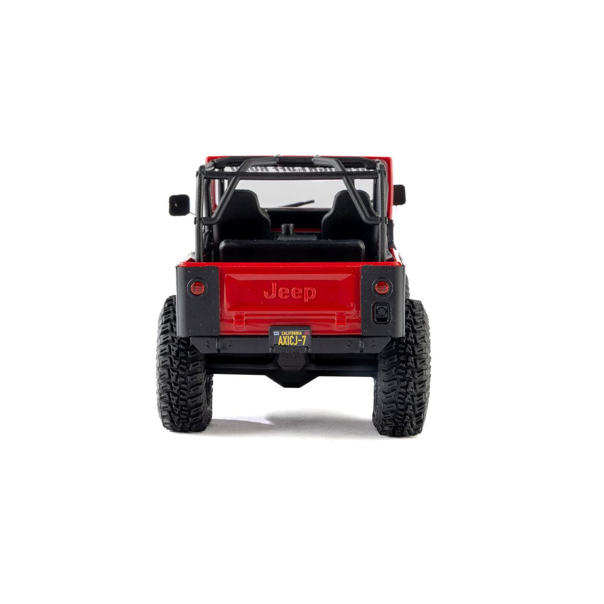 1/30 SCX30 Jeep CJ-7 GenRight 4X4 RTR Brushed Rock Crawler (Battery & Charger Included), Red