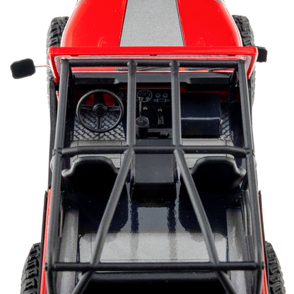 1/30 SCX30 Jeep CJ-7 GenRight 4X4 RTR Brushed Rock Crawler (Battery & Charger Included), Red