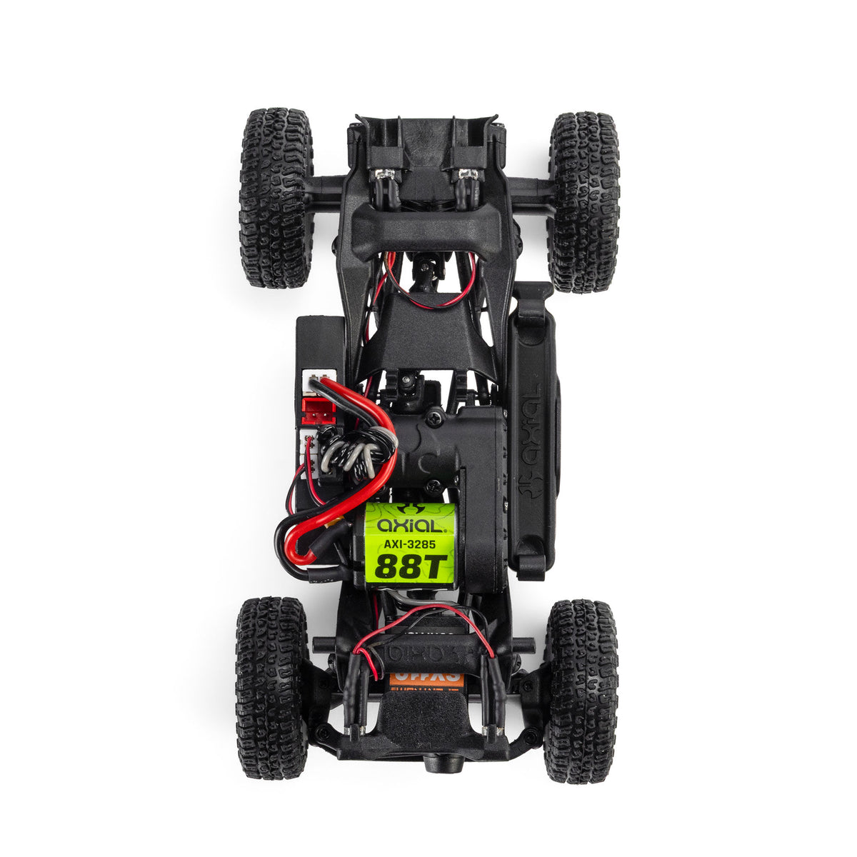 1/30 SCX30 Jeep CJ-7 GenRight 4X4 RTR Brushed Rock Crawler (Battery & Charger Included), Red