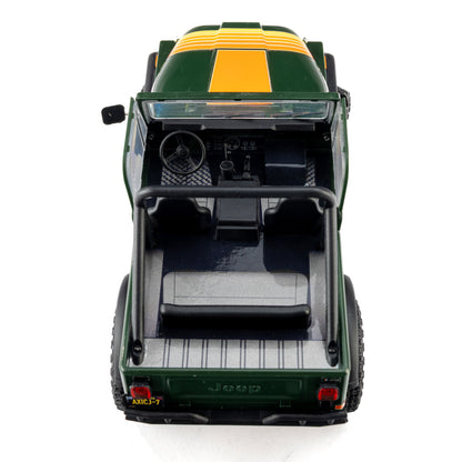 1/30 SCX30 Jeep CJ-7 Renegade 4X4 RTR Brushed Rock Crawler (Battery & Charger Included), Green